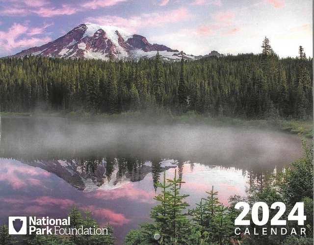 NATIONAL PARK FOUNDATION 2024 Calendar, Wall Calendar, Wilderness