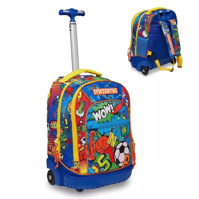 MITAMA GAME OMG Grande Zaino Con Ruote Trolley Ragazzo Bambino Scuola  Elementare EUR 89,90 - PicClick IT