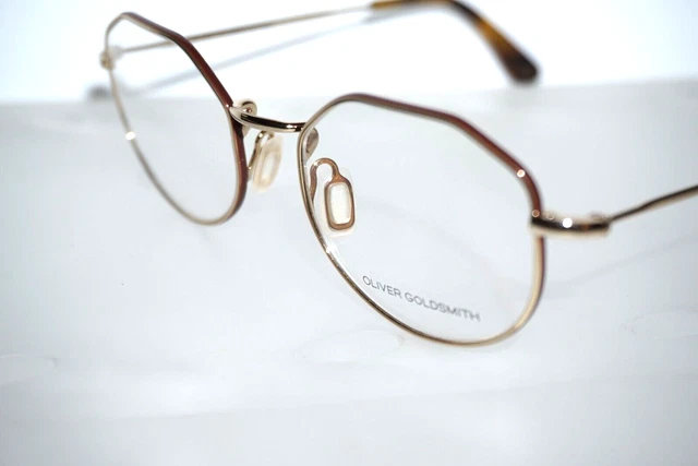 OLIVER GOLDSMITH Oban Titanium 46□21-148 OLIVER GOLDSMITH｜Oliver Oban Titanium - Antique Gold