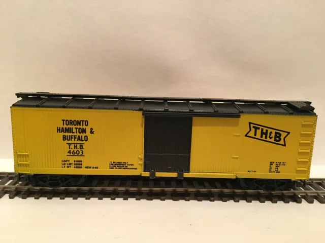 HO Walthers Toronto Hamilton & Buffalo 40’ Wood Boxcar TH&B THB #4603