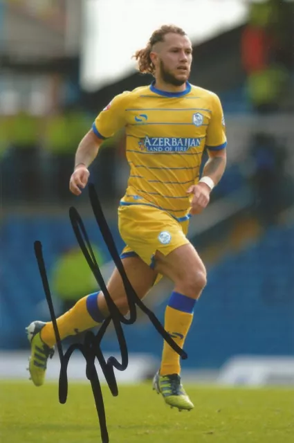 SHEFFIELD WEDNESDAY: STEVIE MAY SIGNED 6x4 ACTION PHOTO+COA