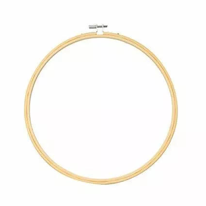DIY Wooden Embroidery Cross Stitch Tapestry Ring Hoop Frame Sewing Tools 20cm