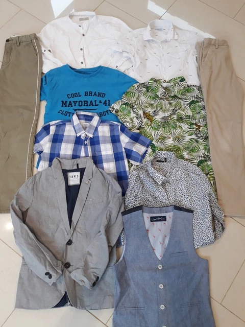 Pacchetto designer ragazzi età 9-10 anni sindaco, Ikks, Zara ecc.
