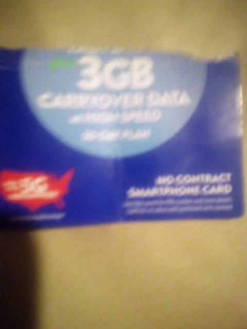 tracphone prepaid card unlimited with 3gb of data