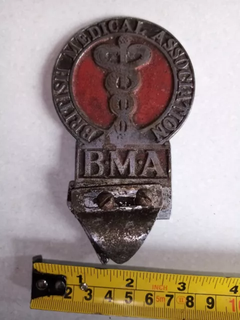 British Medical Association Vintage Genuine Car Grill Bar Badge