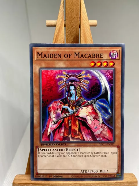 Maiden Of Macabre - 1st Edition SBC1-ENI07 - NM - YuGiOh