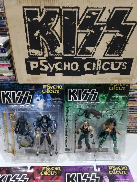 KISS Psycho Circus McFarlane Figures Set With Original Box,  LOOK AT PICTURES!!! 3