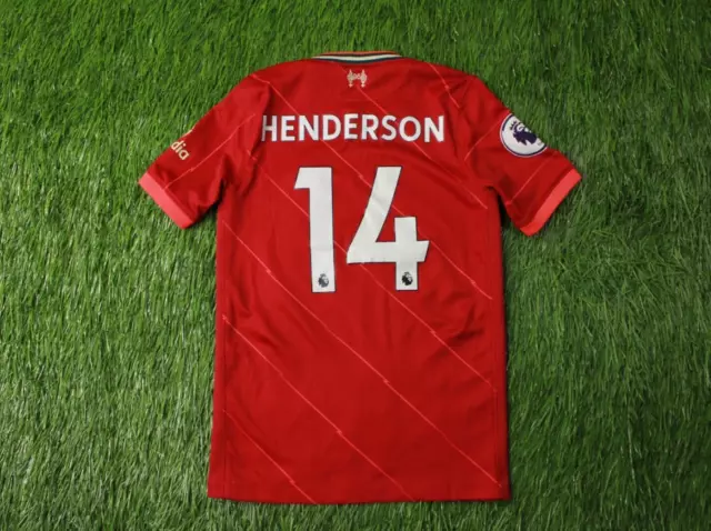 Liverpool Henderson 2021/2022 Football Shirt Jersey Home Nike Original Young S