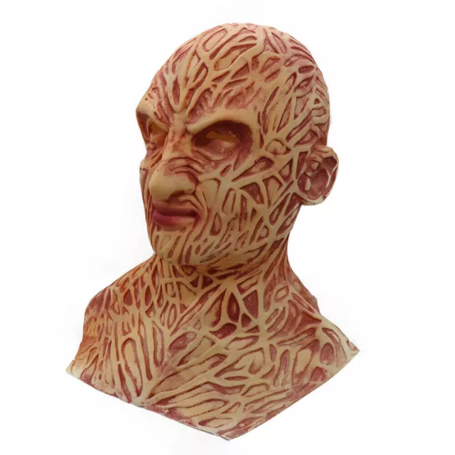 Freddy Krueger Latex Mask Nightmare Elm Street Halloween Cosplay Fancy Dress UK