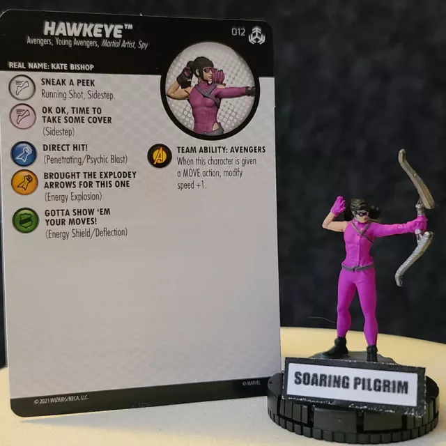 HAWKEYE - 012 COMMON War of the Realms Marvel Heroclix #12