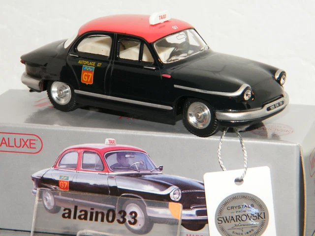 Miniature Norev 1/43 - Panhard PL17 Taxi G7 Paris - État Quasi Neuf, Boîte Avec Traces