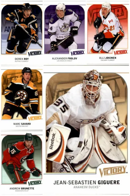2009-10 Upper Deck Victory (1-99) NHL Hockey Cards - YOU CHOOSE!
