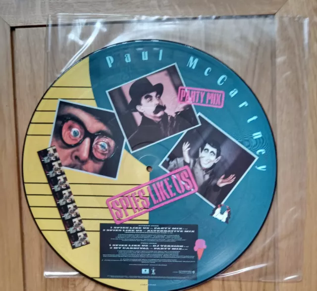 Paul Mccartney "Spies Like Us" 12" Picture Disc Record