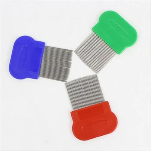 Head Lice Comb Fine Tooth Metal Detection Remove Hair Nit Eggs