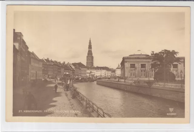 AK Kobenhavn, Frederikholms Kanal, Foto-AK um 1930