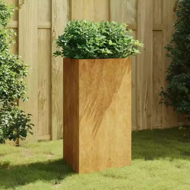 Planter Raised Garden Bed Plant Stand Outdoor Plant Pot Corten Steel vidaXL