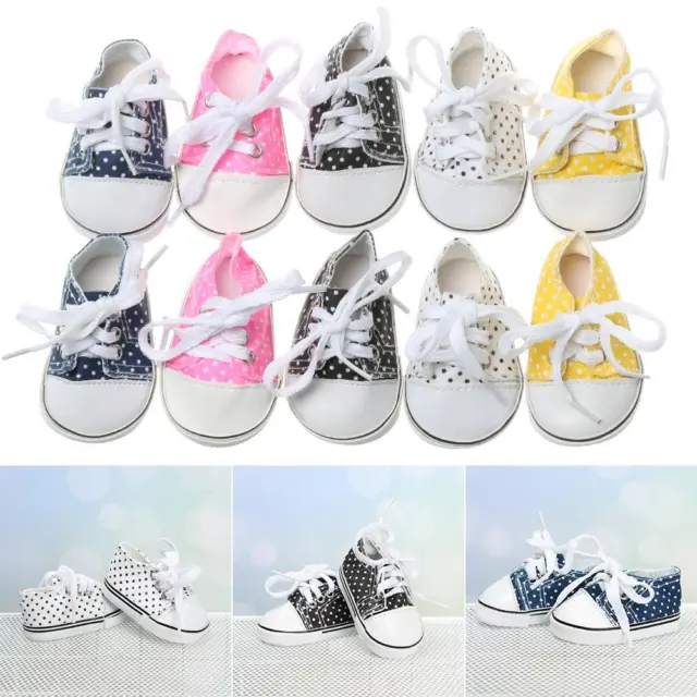 Birthday Gifts Toys Canvas Shoes Wave point Shoes Doll Shoes Doll Accessories