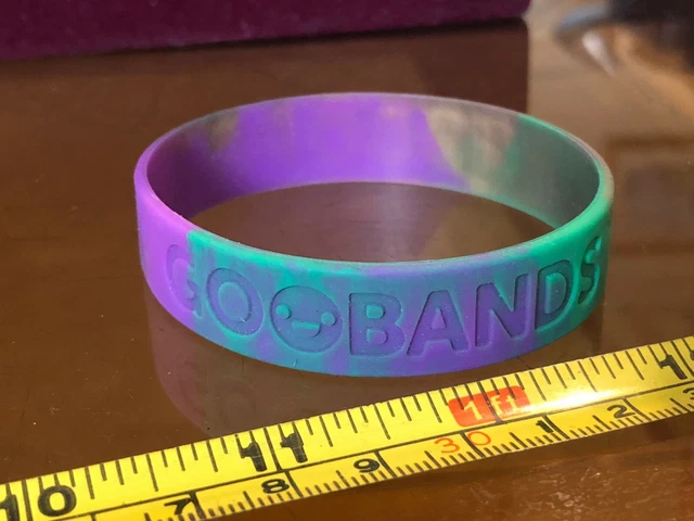 Goobands Green Purple Goo Band Wristband Bracelet