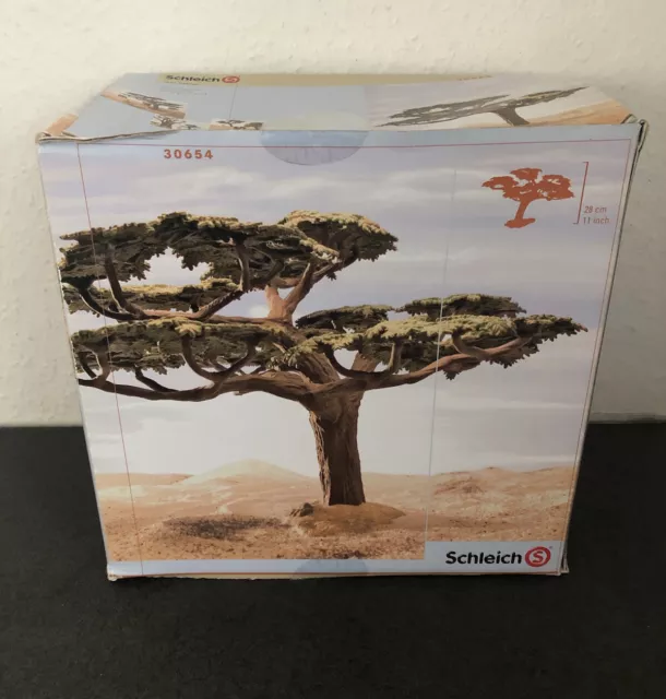 Schleich 30654 Schirmakazie (2006) Afrika Safari Baum - unbespielt OVP geöffnet