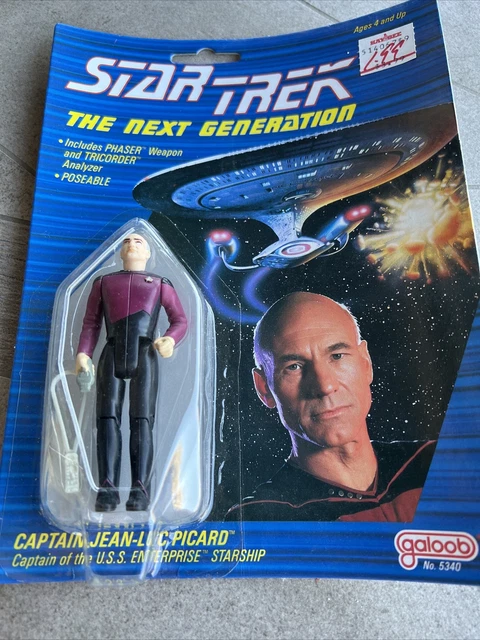 PICARD STAR TREK The Next Generation Galoob 1988 Vintage Action Figure ...