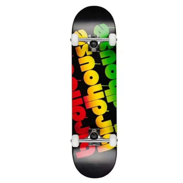 Birdhouse Skate Complete 8.0" Black Rasta Triple Stack Logo 31.5" Skate Aust Sel