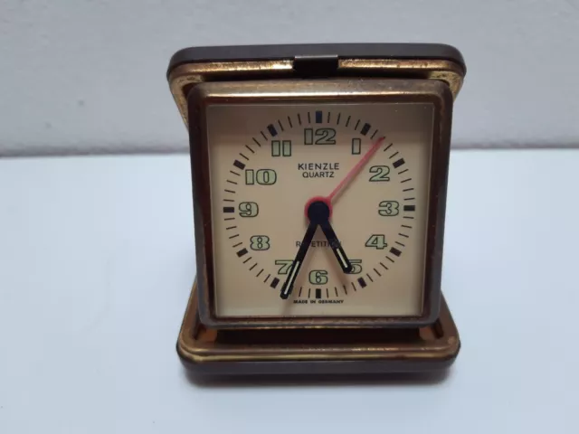 Kienzle Orologio/Sveglia da Viaggio Portatile Funzionante a Batteria Vintage
