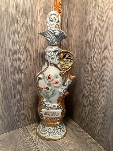 antique beam decanter bottles- Empty