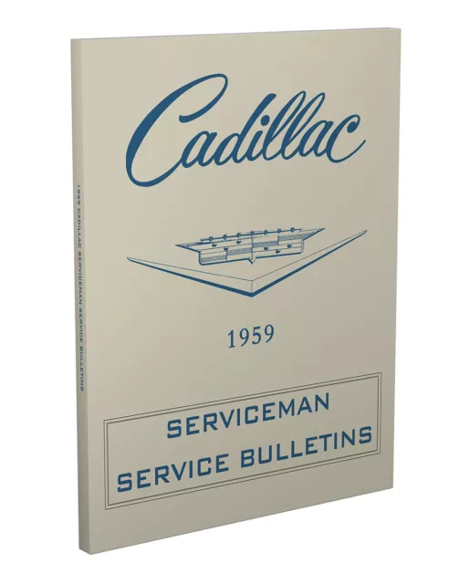 1959 Cadillac Service Bulletins Shop Manuell Revisions Serviceman Reparatur Buch