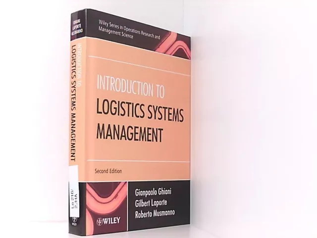 Introduction to Logistics Systems Management (Wiley Series in Operations Researc