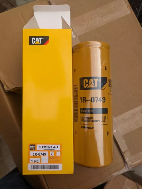 2 Pack Genuine Cat 1R-0749 Filter   Caterpillar 1R0749