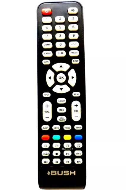 BUSH TV/DVD COMBI REMOTE CONTROL for BLED24FHDL8DVD