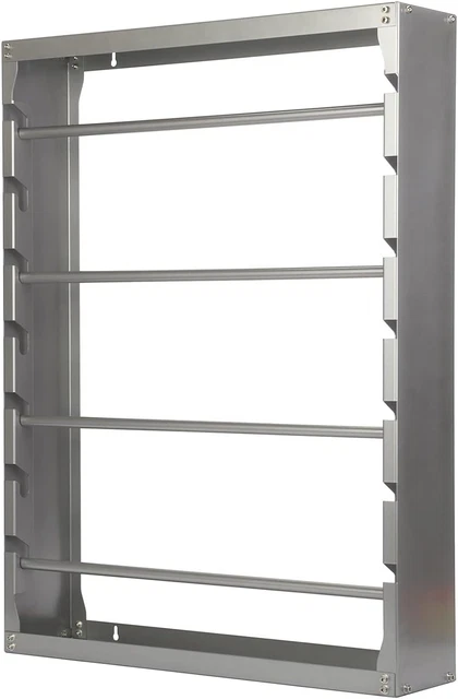 Wire Spool Rack, Wire Spool Holder Wall Mounted, Cable Dispenser with 4 Rods Ste