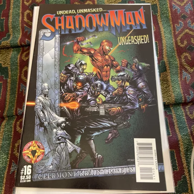 Shadowman 16 Rebirth First Clayton Crain Work Valiant Acclaim 1st NM