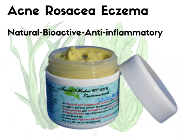 Clearing Marine Detox Cream Natural Anti-aging /inflammatory Acne Rosacea Eczema