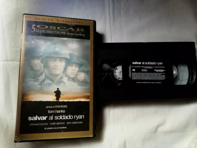 Sauver Al Soldat Ryan Film VHS Steven Spielberg Tom Hanks Parmount 1999 Pal