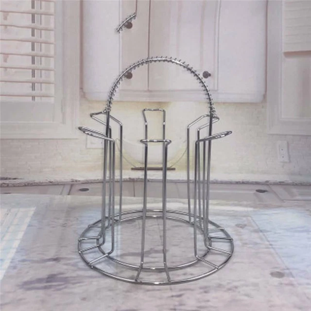 Drying Rack Glass Mug Cup Bottle Holder Stands Water Draining Organizer Tool Y2