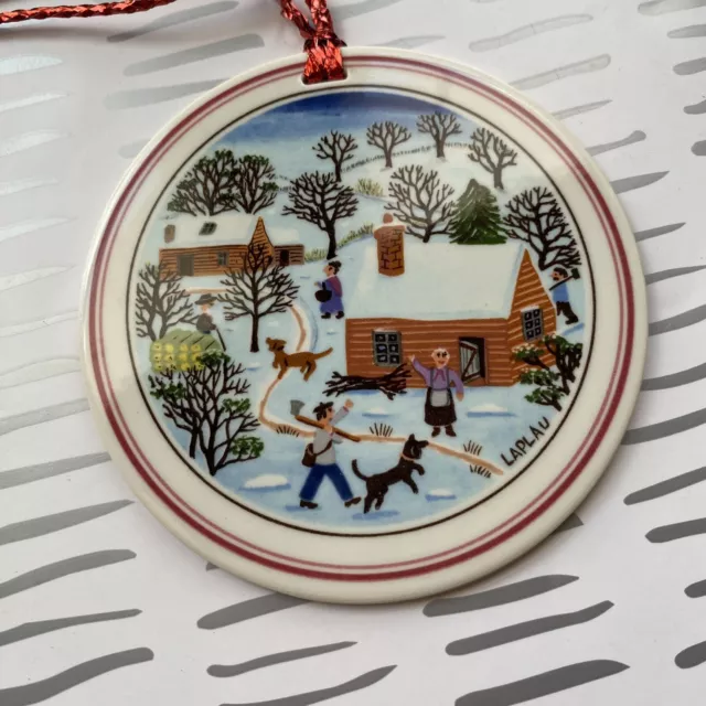 Villeroy Boch Luxembourg Laplau Christmas Ornament Porcelain