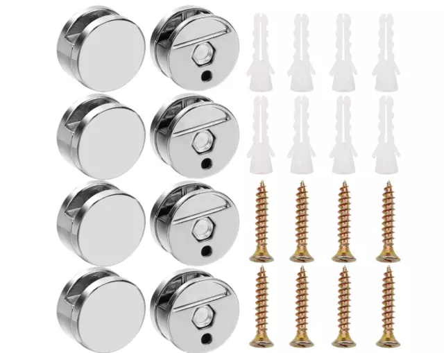 Mirror Clip Glass Clamp Holder Hold Glass Mirror Firmly Mounted Glass Clamps