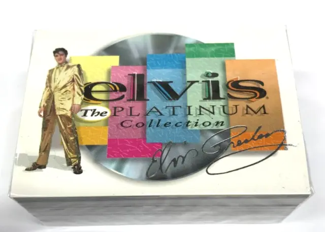 1999 Inkworks Elvis Platinum Card Collection Complete 90-Card Base Card Set