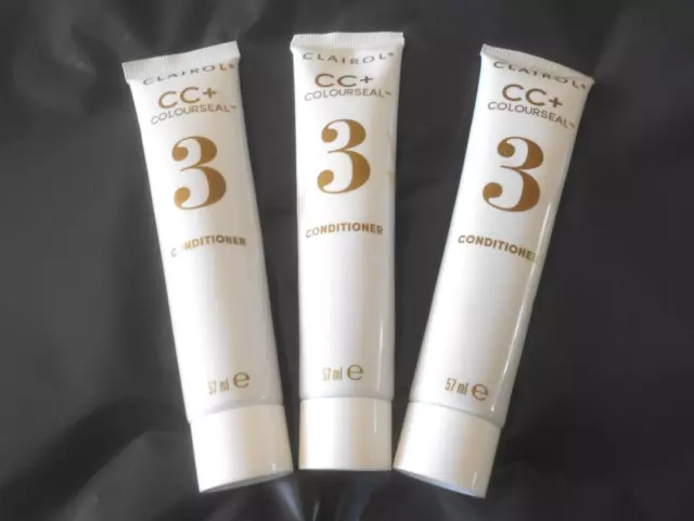 3 x 57ml Clairol Nice'n Easy Colour Seal Conditioner - NEW!!!