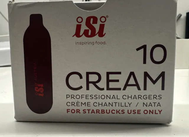 ISI  Cream Chargers  (10 chargers) Brand New In Box