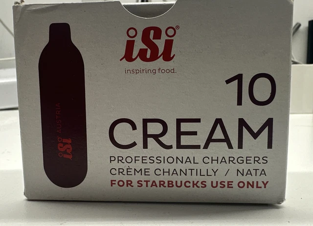 ISI Cream Chargers (10 chargers) Brand New In Box ISI Cream Chargers (10 chargers) Brand New In Box