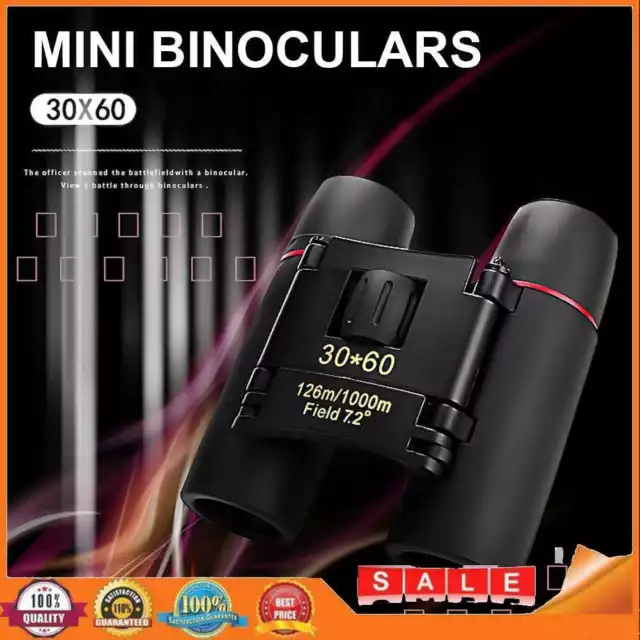 Zoom Telescope 30x60 Mini Portable Binoculars with Low Light Night Vision