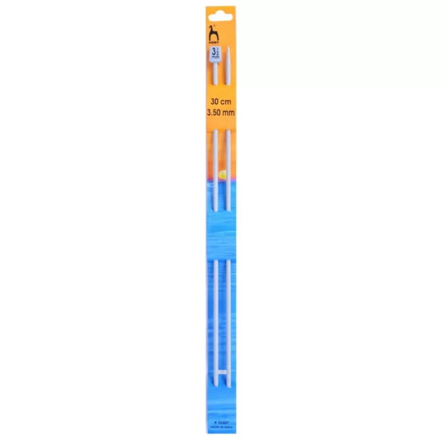 Agujas de tejer clásicas de un solo extremo pony de 3,50 mm - 30 cm - P32607 - CORREO GRATUITO