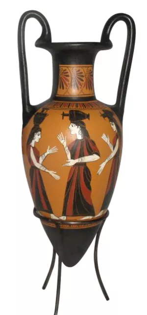 Greek Pointed Amphora Vase Museum Replica Reproduction