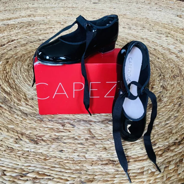 Capezio | JR TYETTE | N625C | Girl's Tap Dance Shoes | Size 1 M ~ Tele-Tone Tap