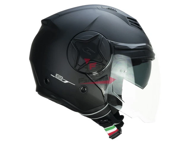 Casque Moto Demi-jet CGM 169A Illi Mono | Le Motard Bleu