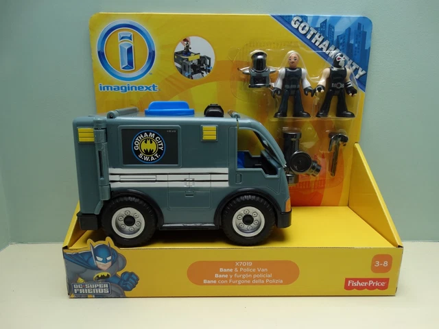 BNIB IMAGINEXT DC Super friends Gotham City Bane SWAT Van Vehicle