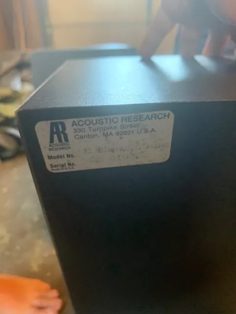 Pair Vintage Acoustic Research M2 Holographic Imaging Audiophile Speakers
