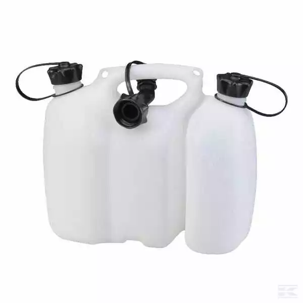 Jerrycan Bidon Jerrican double 3 + 1,5 litres blanc